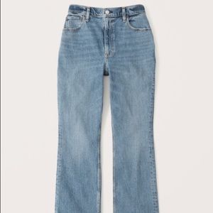 Abercrombie curve love 70s vintage high rise flare jeans